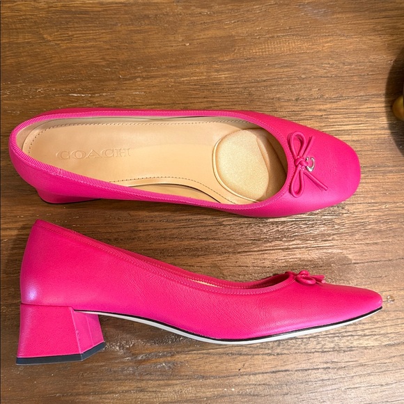 COACH Ava Ballet Pump in Dragonfruit - Picture 16 of 16